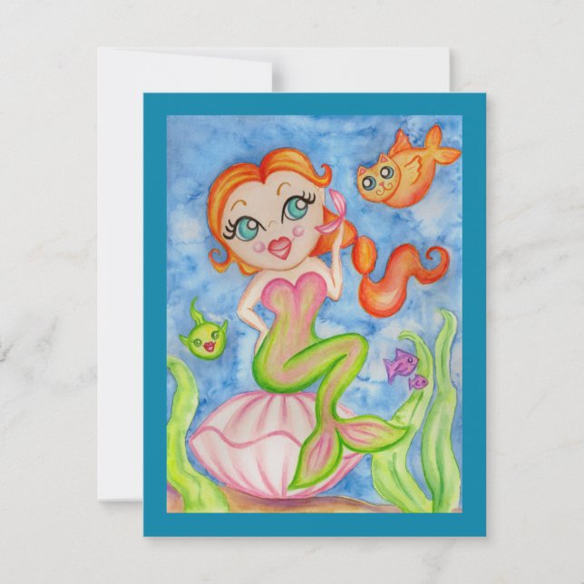 Einladung von Mermaid (Vorderseite)