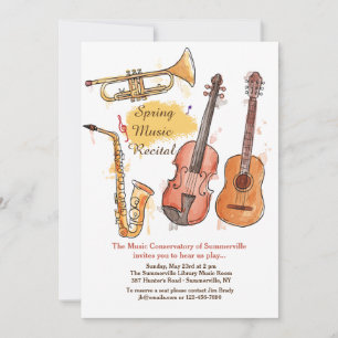 Einladung von Messing und String Instruments