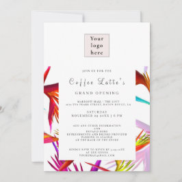 Einladung von Messy Wild Tropical Style Business O