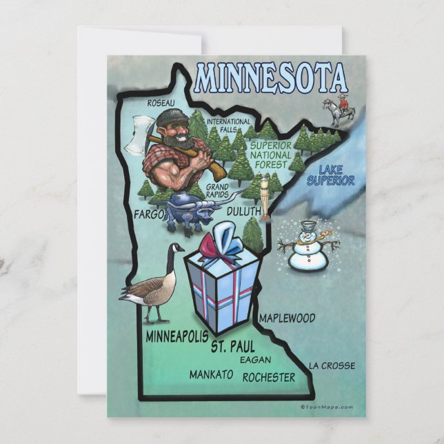 Einladung von Minnesota (Vorderseite)