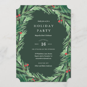 Einladung von Mistletoe zu Forest Green Holiday