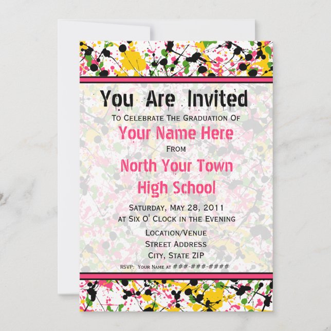 Einladung von Multicolor Spritzer - 2011 (Vorderseite)