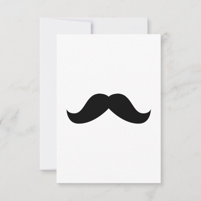 Einladung von Mustache (Vorderseite)