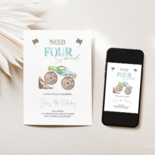 Einladung von Need VIUR Speed Blue Monster Truck