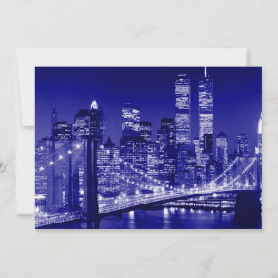 Einladung von New York City Skyline