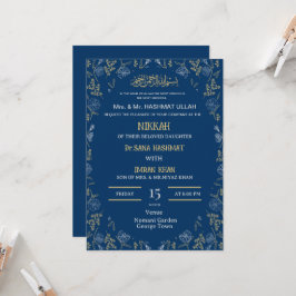 Einladung von Nikkah zur Hochzeit