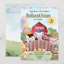 Einladung von Nutztieren zum Geburtstag