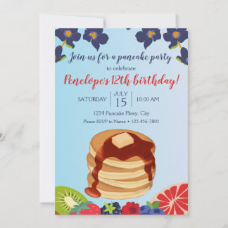 Einladung von Pancake zum Geburtstag