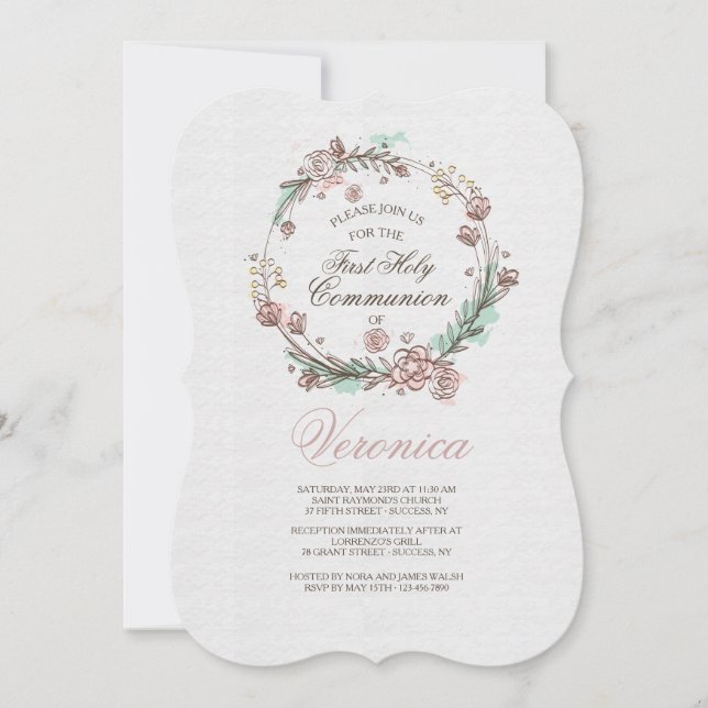 Einladung von Pastel (Vorderseite)