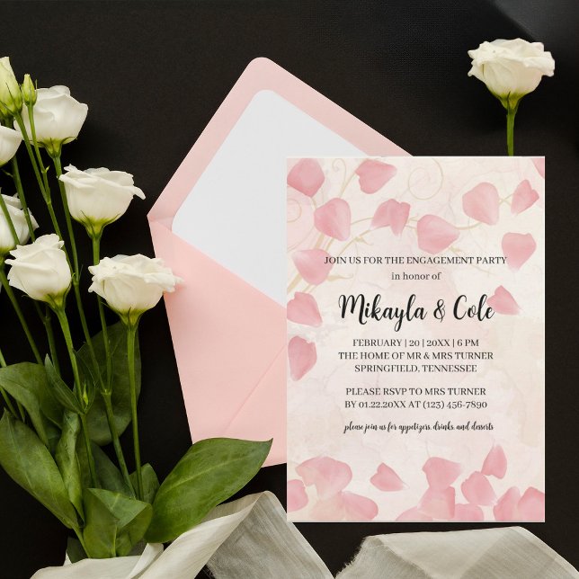 Einladung von Peach Petals & Cream Engagement (Von Creator hochgeladen)