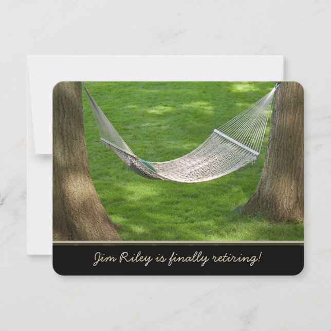 Einladung von Pensionshammock (Vorderseite)