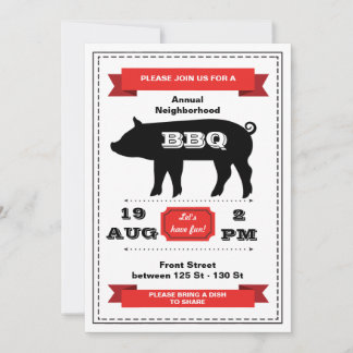 Einladung von Pig Roast