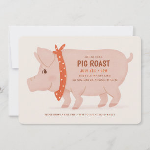 Einladung von Pig Roast
