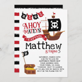 Einladung von Pirate Birthday