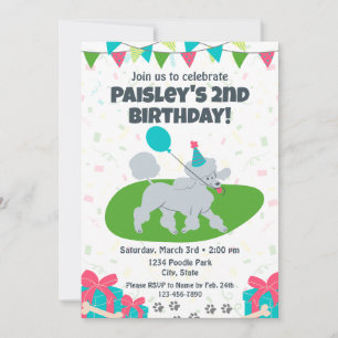 Einladung von Poodle zum Geburtstag