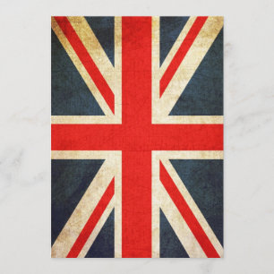 Einladung von Posh Union Jack Custom (Vertikal)
