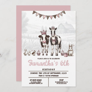 Einladung von Princess Animals zum Geburtstag