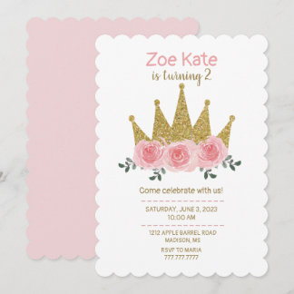 Einladung von Princess Birthday