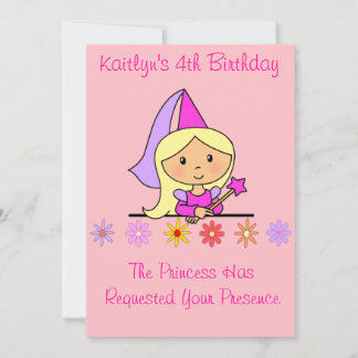 Einladung von Prinzessin Birthday