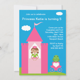Einladung von Prinzessin Birthday Party