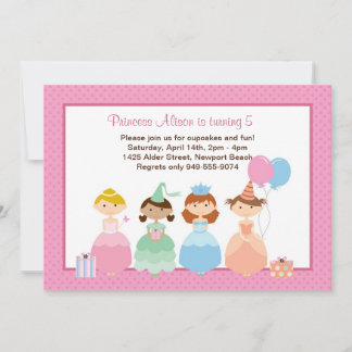 Einladung von Prinzessin Birthday Party