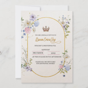 Einladung von Queen Holiday Luncheon