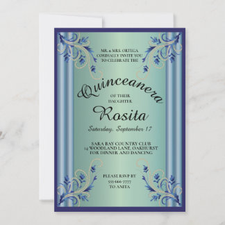 Einladung von Quinceanera