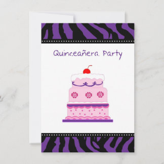 Einladung von Quinceanera