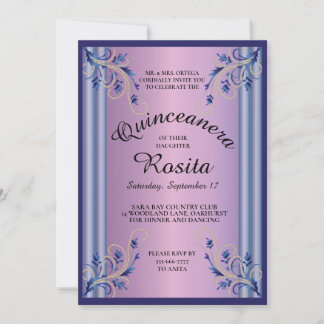 Einladung von Quinceanera