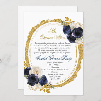 Einladung von Quinceanera auf Spanisch