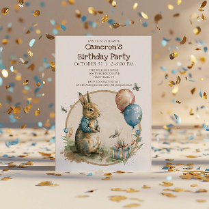 Einladung von Rabbit Peter Birthday