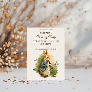 Einladung von Rabbit Peter Birthday