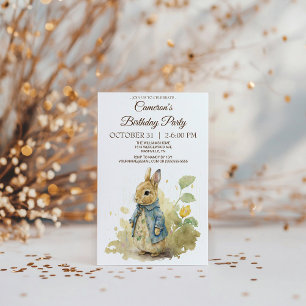 Einladung von Rabbit Peter Birthday