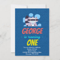 Einladung von Raccoon Bandit Cartoon des Custom Ch