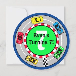 Einladung von Race Car Boy zum Geburtstag