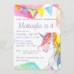 Einladung von Rainbow Unicorn
