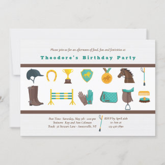 Einladung von Reitobjekten zum Geburtstag