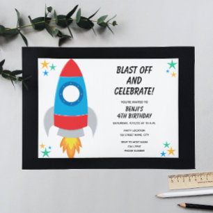Einladung von Rocket Birthday