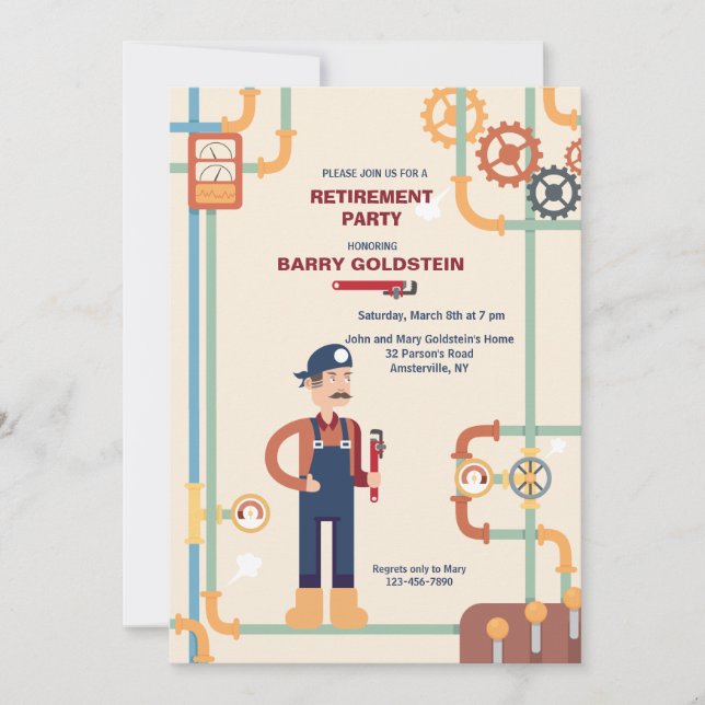 Einladung von Rohrwerken (Vorderseite)