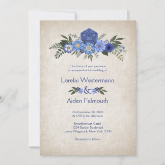 Einladung von RPG Würfeln