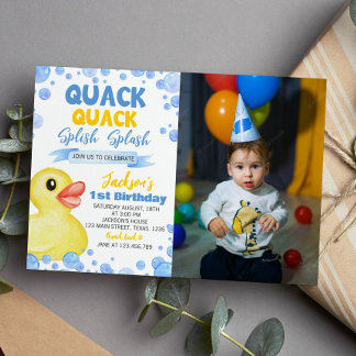 Einladung von Rubber Ducky zum Geburtstag