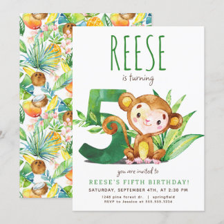 Einladung von Safari Monkey zum fünften Geburtstag