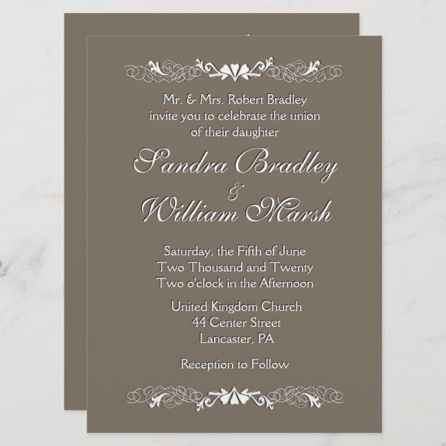 Einladung von Sandstone (Vorne/Hinten)