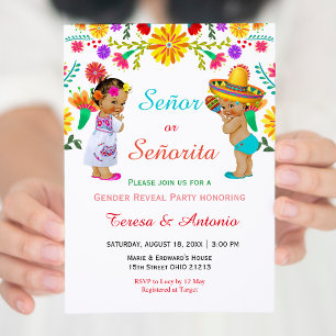 Einladung von Senor oder Senorita Fiesta Gender