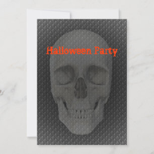 Einladung von Skull Face Halloween