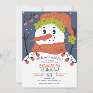 Einladung von Snowman