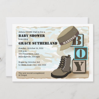 Einladung von Soltary Boy Baby Shower