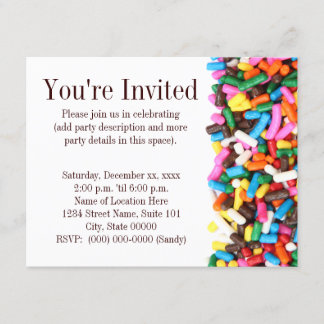 Einladung von Sprinklen