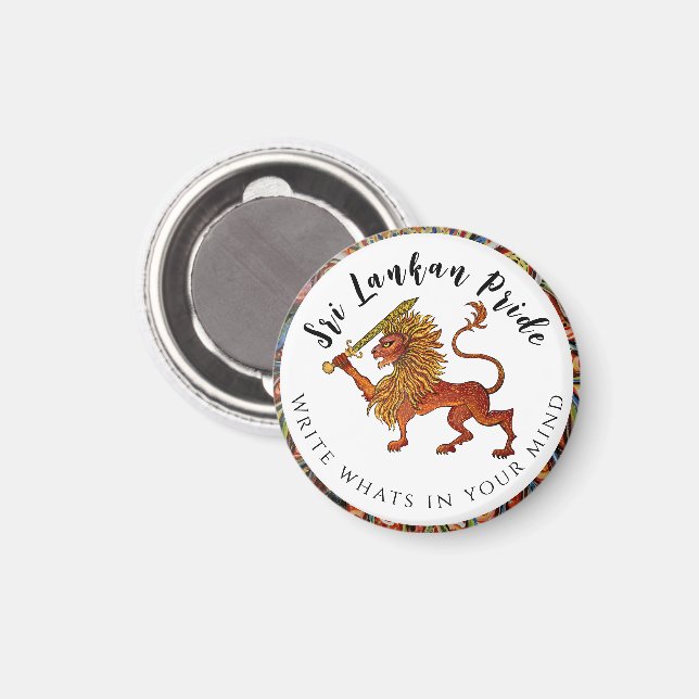 Einladung von Sri Lanka Magnet (Vorderseite/Rückseite)
