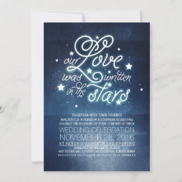 Einladung von Stars Hochzeit